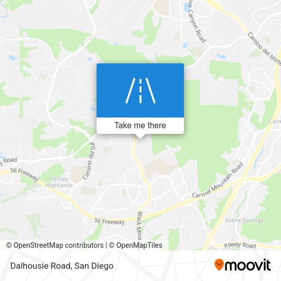 Mapa de Dalhousie Road