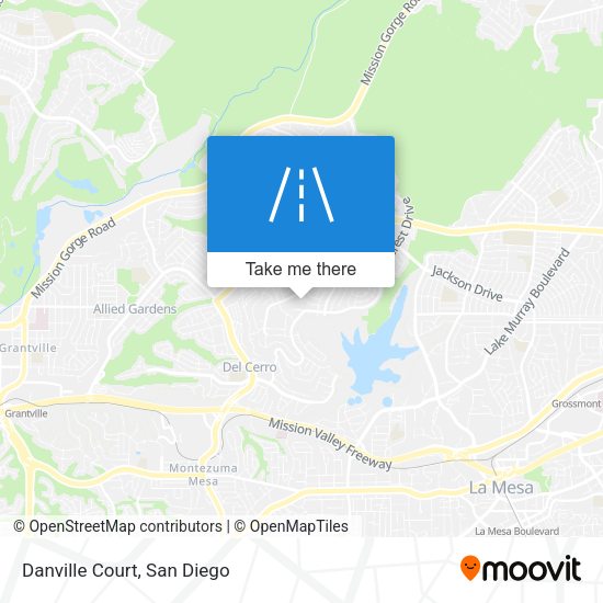 Mapa de Danville Court