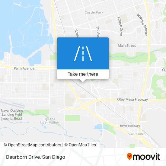 Mapa de Dearborn Drive