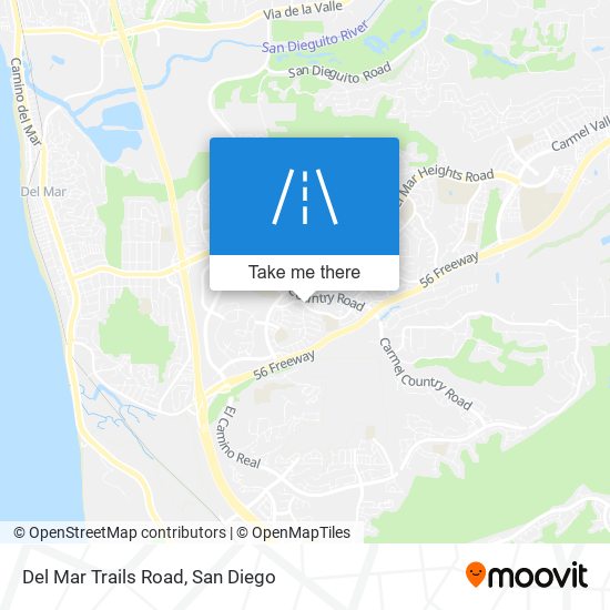 Del Mar Trails Road map