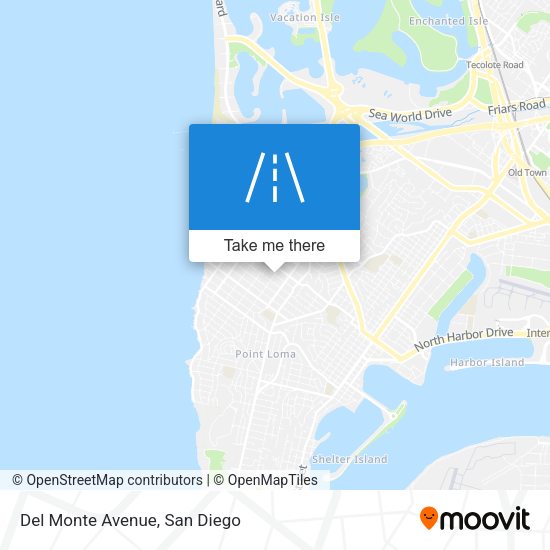 Mapa de Del Monte Avenue
