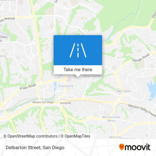 Mapa de Delbarton Street