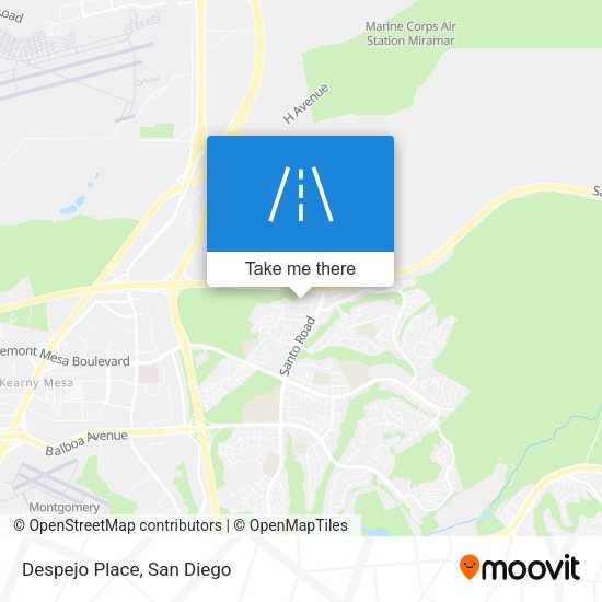 Mapa de Despejo Place