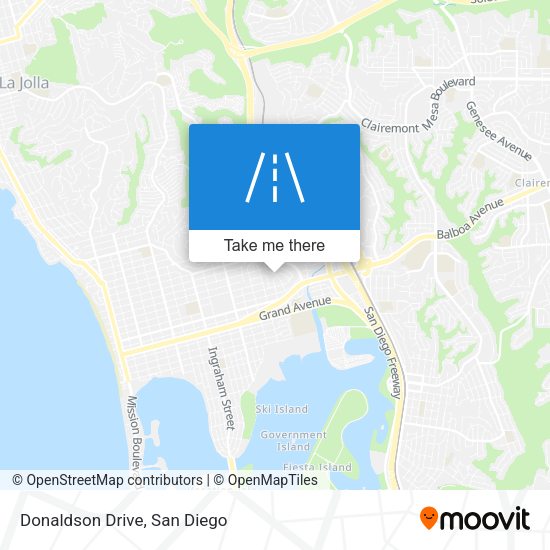 Mapa de Donaldson Drive