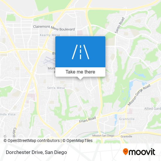 Dorchester Drive map