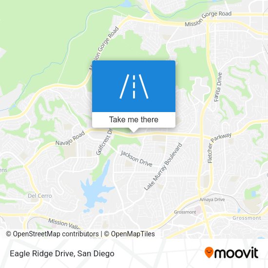 Mapa de Eagle Ridge Drive