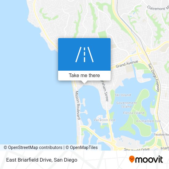 East Briarfield Drive map