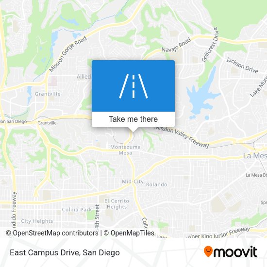 Mapa de East Campus Drive