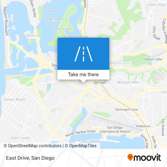 Mapa de East Drive