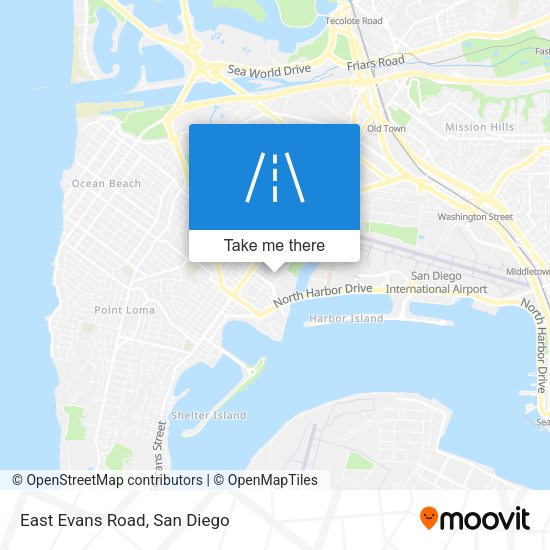 Mapa de East Evans Road