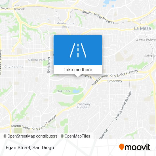 Mapa de Egan Street