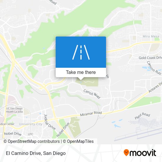 Mapa de El Camino Drive