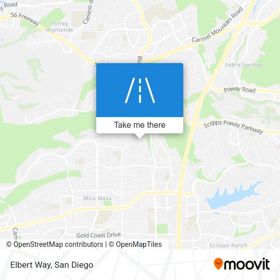 Elbert Way map