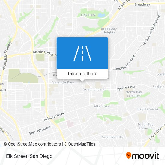 Mapa de Elk Street
