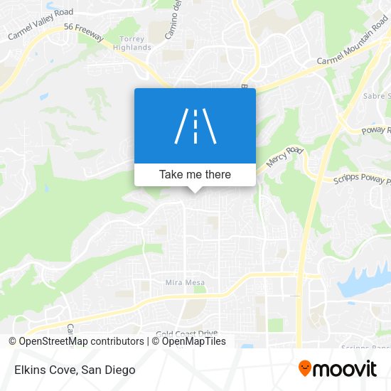 Mapa de Elkins Cove