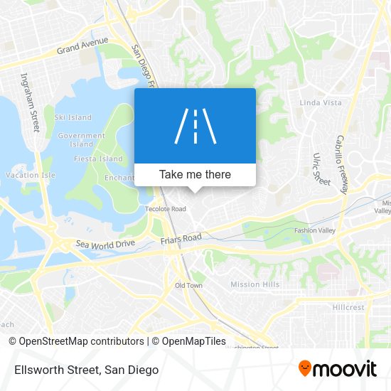 Mapa de Ellsworth Street