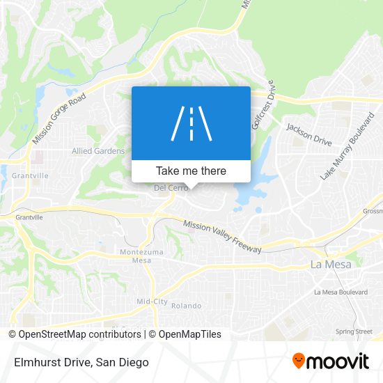 Mapa de Elmhurst Drive