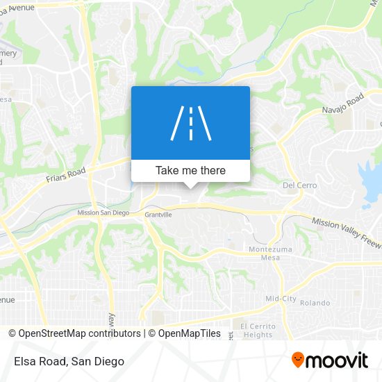Mapa de Elsa Road