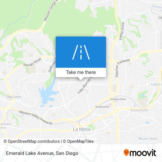 Emerald Lake Avenue map