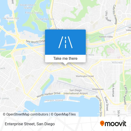Enterprise Street map