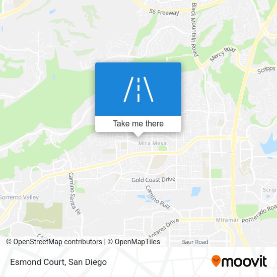 Mapa de Esmond Court