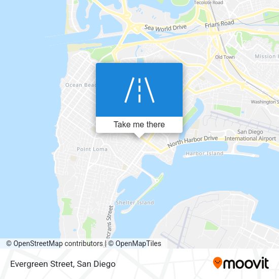 Mapa de Evergreen Street