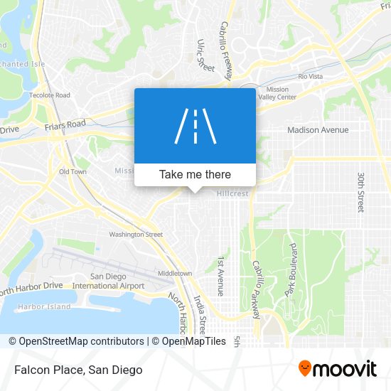 Mapa de Falcon Place
