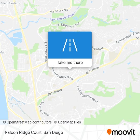 Falcon Ridge Court map