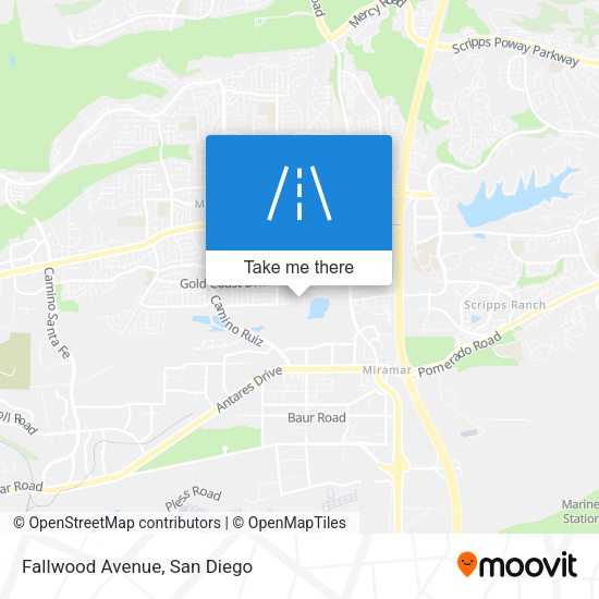Mapa de Fallwood Avenue