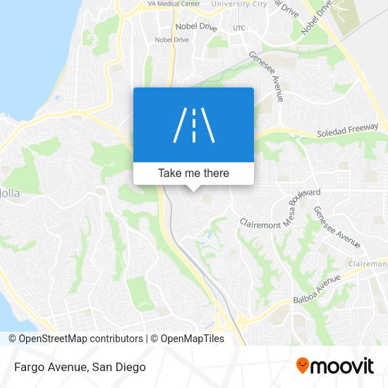 Fargo Avenue map