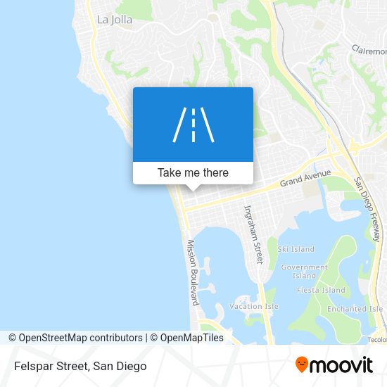 Mapa de Felspar Street