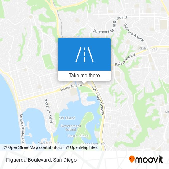 Figueroa Boulevard map