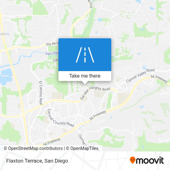 Mapa de Flaxton Terrace