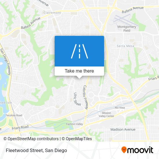 Mapa de Fleetwood Street