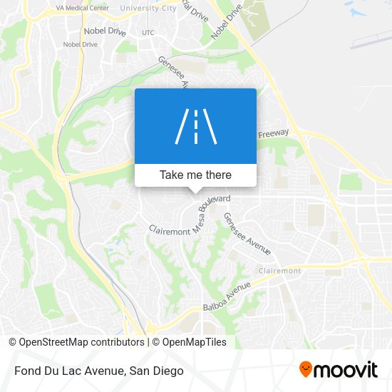 Fond Du Lac Avenue map