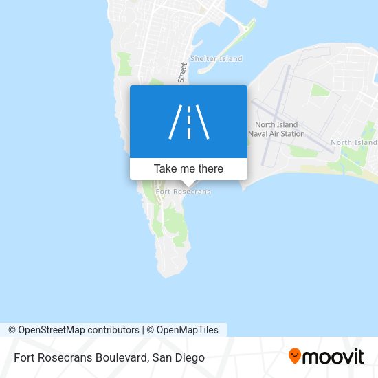 Fort Rosecrans Boulevard map
