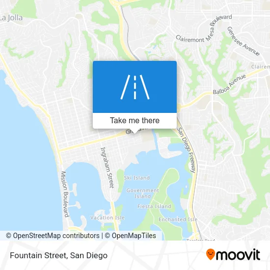 Fountain Street map
