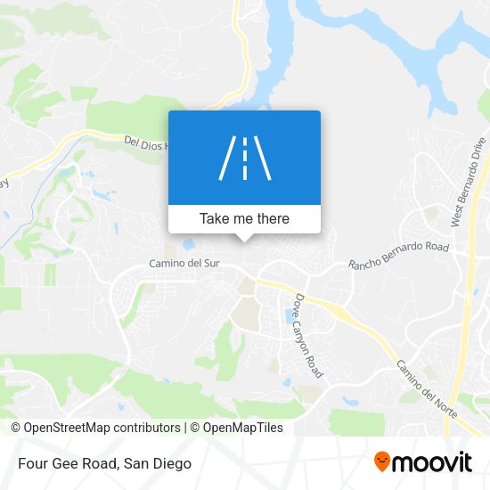 Mapa de Four Gee Road