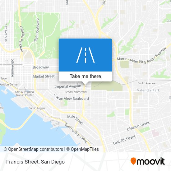 Mapa de Francis Street
