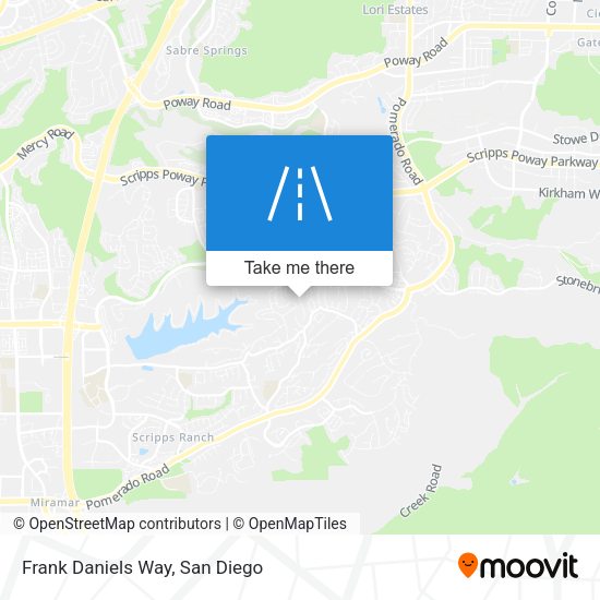 Frank Daniels Way map
