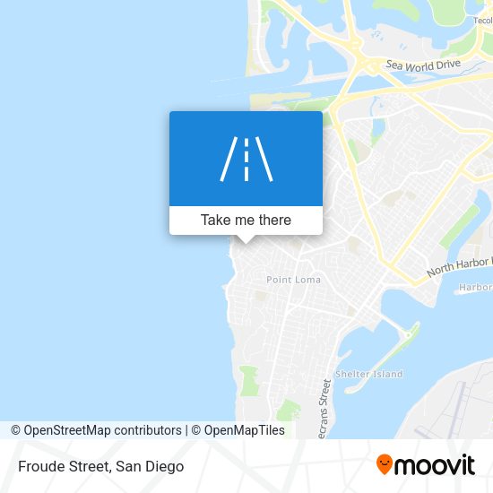 Mapa de Froude Street