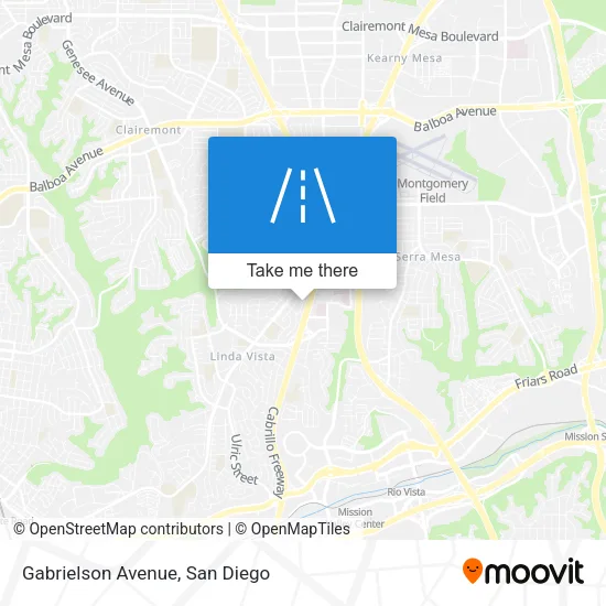 Mapa de Gabrielson Avenue