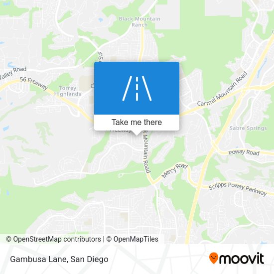 Mapa de Gambusa Lane
