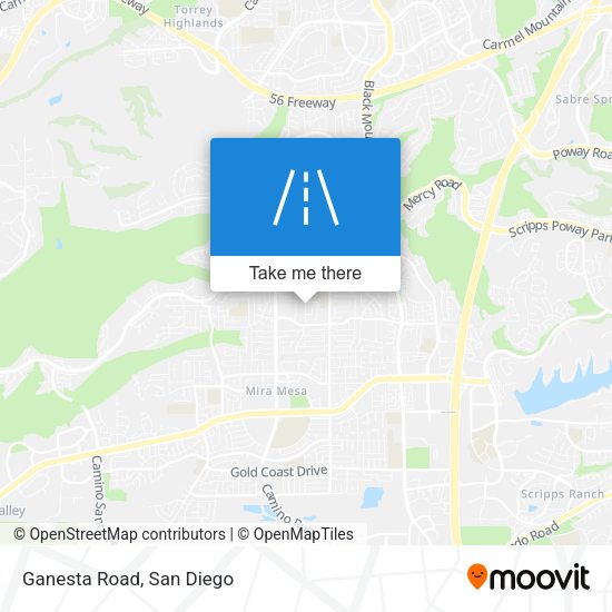 Mapa de Ganesta Road