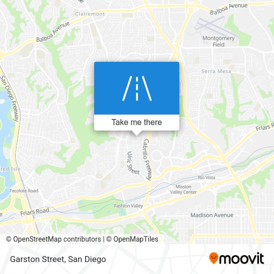 Mapa de Garston Street