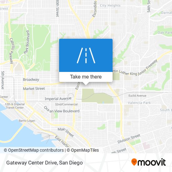 Gateway Center Drive map