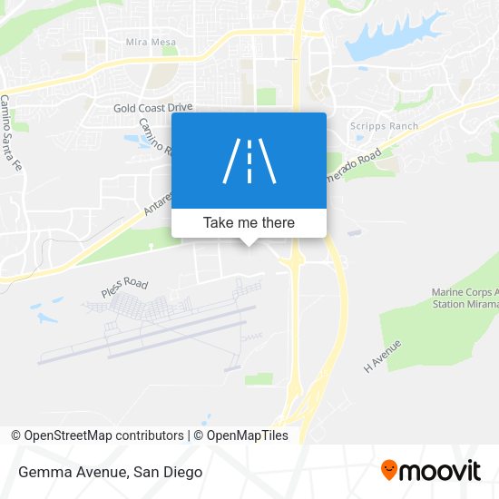 Mapa de Gemma Avenue