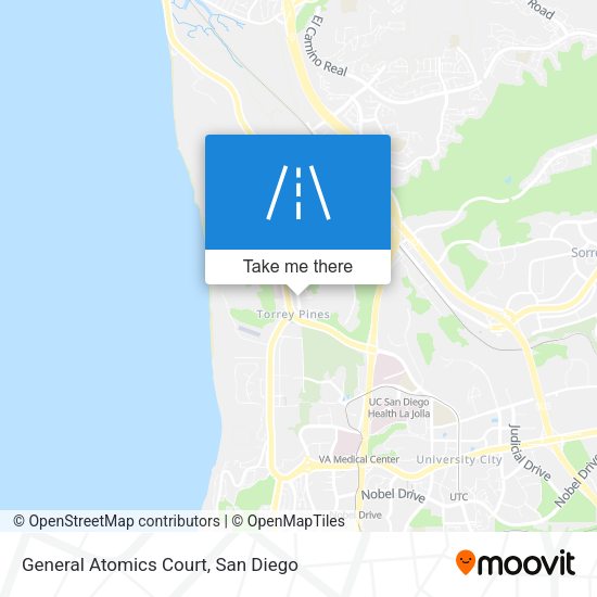 General Atomics Court map