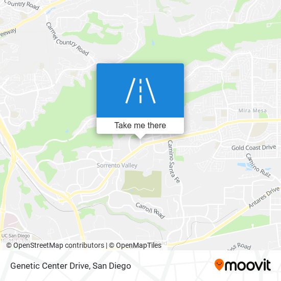 Genetic Center Drive map