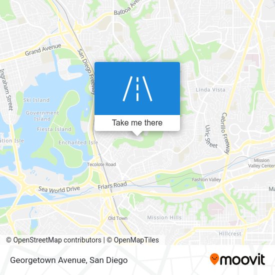 Mapa de Georgetown Avenue